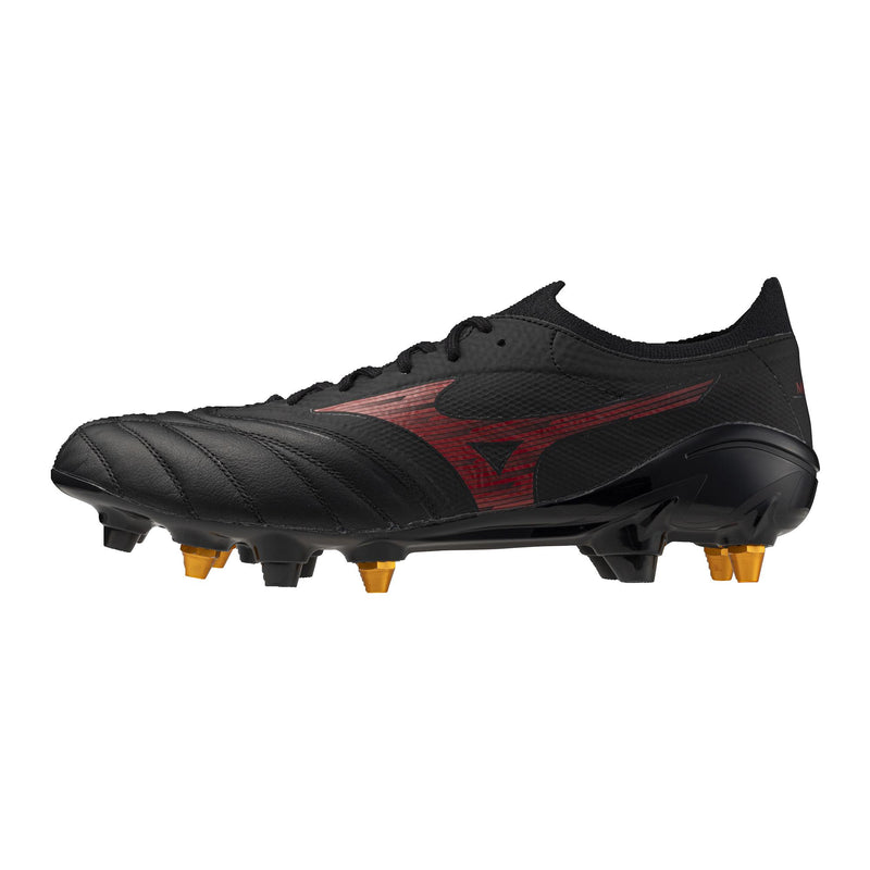 Mizuno Morelia Neo IV Beta Elite Mix Rugby Boots – Black/Red