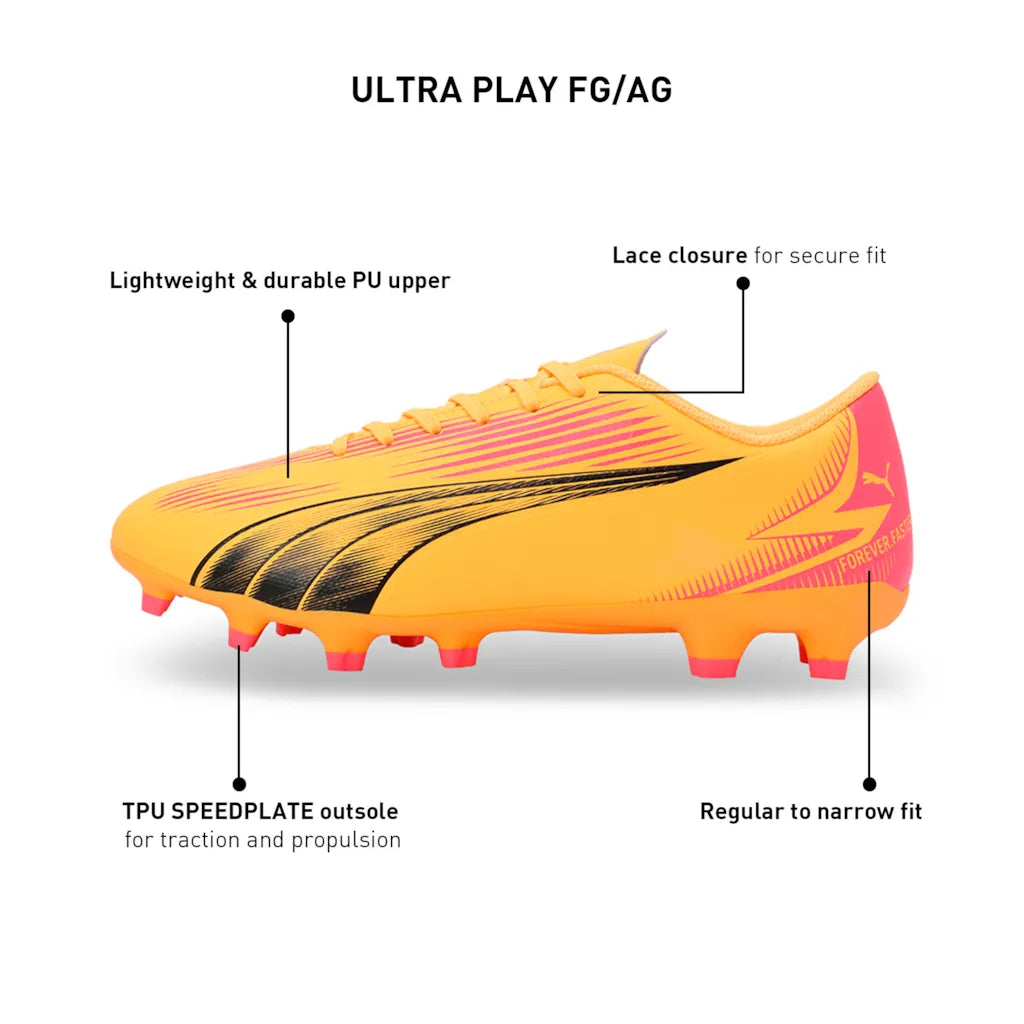 Puma ULTRA PLAY FG/AG – Sun Stream – Premium Rugby Boots